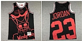 Bulls 23 Michael Jordan Black Hardwood Classics Jersey Dzhi,baseball caps,new era cap wholesale,wholesale hats